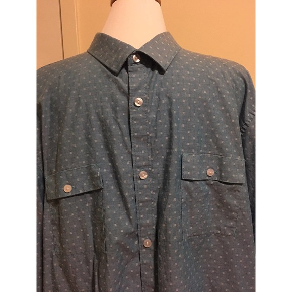 Calvin Klein Mens Button Down Casual Brushed Twill Shirt XXL - Picture 5 of 12